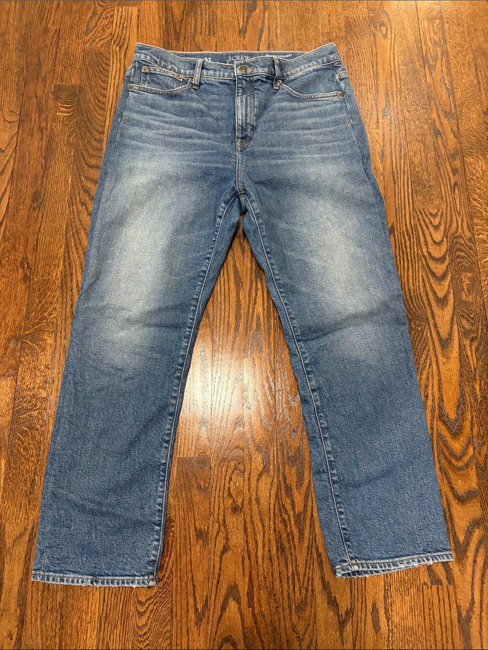 J. Crew Women's High Rise Nipped Straight Jeans